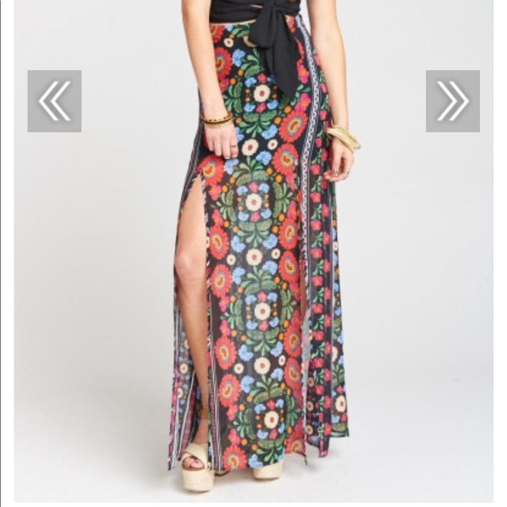 Show Me Your Mumu mick slit maxi skirt - Mexicali